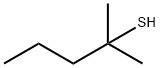 2-メチルペンタン-2-チオール 化学構造式