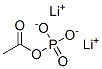 乙酰基磷酸二锂, 16333-96-3, 结构式
