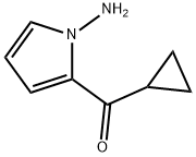 Methanone, (1-amino-1H-pyrrol-2-yl)cyclopropyl- (9CI) 化学構造式
