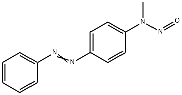 N-メチル-N-ニトロソ-p-(フェニルアゾ)アニリン 化学構造式