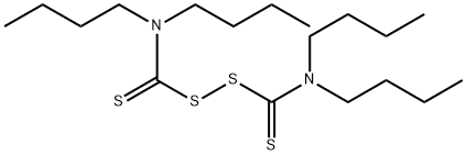 TETRA-N-BUTYLTHIURAM DISULFIDE Structure