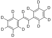 反式-1,2二苯乙烯-D12 结构式