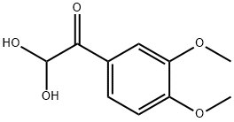 3,4-DIMETHOXYPHENYLGLYOXAL HYDRATE Struktur