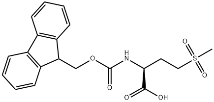 FMOC-MET(O2)-OH 化学構造式