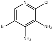 3,4-二氨基-5-溴-2-氯吡啶, 163452-78-6, 结构式