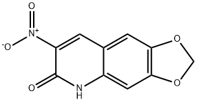7-NITRO-[1,3]DIOXOLO[4,5-G]QUINOLIN-6-OL Structure