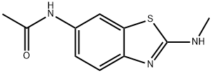 Acetamide, N-[2-(methylamino)-6-benzothiazolyl]- (8CI) Struktur