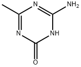 4-氨基-6-甲基-1,3,5-三嗪-2-醇 结构式