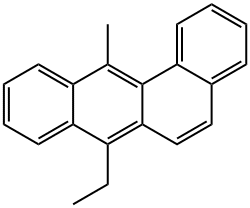 7-エチル-12-メチルベンゾ[a]アントラセン 化学構造式