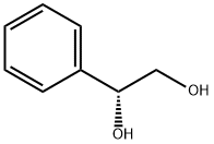 (R)-(-)-1-フェニルエタン-1,2-ジオール 化学構造式