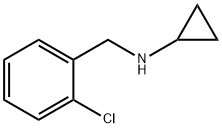(2-クロロベンジル)シクロプロピルアミン 化学構造式