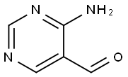 5-Pyrimidinecarboxaldehyde, 4-amino- (8CI,9CI) Structure