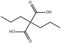 2,2-Dipropylmalonic acid Struktur