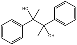 α,β-ジメチルビベンジル-α,β-ジオール 化学構造式