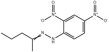 2-Pentanone 2,4-dinitrophenyl hydrazone 结构式