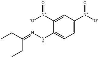 3-PENTANONE2,4-DINITROPHENYLHYDRAZONE Structure