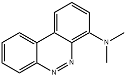 4-(ジメチルアミノ)ベンゾ[c]シンノリン 化学構造式