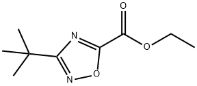 ETHYL 3-TERT-BUTYL-1,2,4-OXADIAZOLE-5-CARBOXYLATE Structure