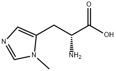 D-2-氨基-3-(3-甲基咪唑-4-基)丙酸 结构式