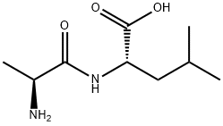 DL-アラニル-L-ロイシン 化学構造式