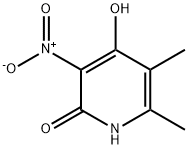 2(1H)-Pyridinone,4-hydroxy-5,6-dimethyl-3-nitro- Structure