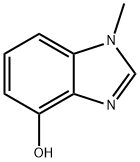 1-甲基-1H-苯并咪唑-4-甲醇 结构式