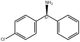 (S)-p-Chlorophenyl-phenylMethanaMine 化学構造式