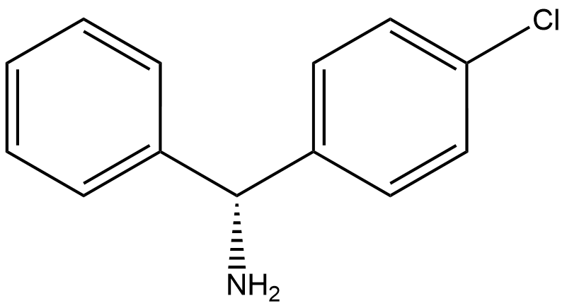 (-)-ALPHA-(4-CHLOROPHENYL)BENZYLAMINE (+)-TARTRATE SALT Structure