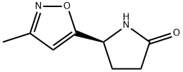2-Pyrrolidinone,5-(3-methyl-5-isoxazolyl)-,(S)-(9CI) Structure