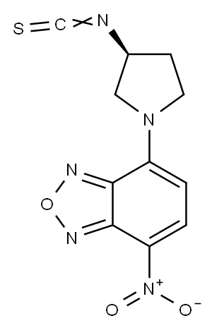 (S)-(+)-NBD-Py-NCS 化学構造式