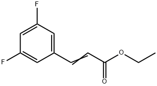 ETHYL 35DIFLUOROCINNAMATE,163978-50-5,结构式