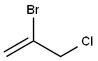 2-ブロモ-3-クロロ-1-プロペン 化学構造式
