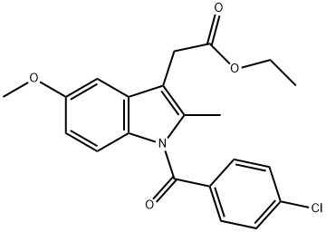 吲哚美辛EP杂质I, 16401-99-3, 结构式