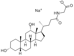 GLYCODEOXYCHOLIC ACID SODIUM SALT Structure