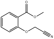 2-(氰基甲氧基)苯羧酸甲酯,1641-00-5,结构式