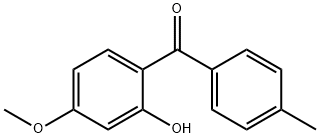 2-ヒドロキシ-4-メトキシ-4'-メチルベンゾフェノン 化学構造式