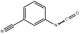 3-イソシアナトベンゾニトリル 化学構造式