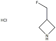 3-(氟甲基)氮杂环丁烷盐酸盐, 1642298-59-6, 结构式