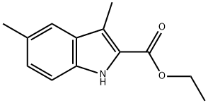 3,5-二甲基-1H-2-吲哚甲酸乙酯 结构式