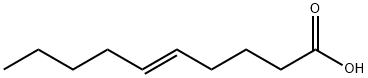 5-癸烯酸, 16424-55-8, 结构式