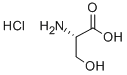 L-Serine hydrochloride 化学構造式