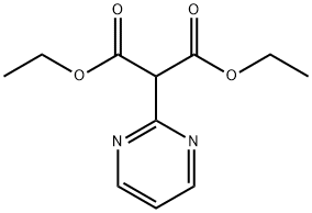 2-(2-PYRIMIDINYL)PROPANEDIOIC ACID 1,3-DIETHYL ESTER Struktur