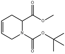 1-TERT-BUTYL 2-METHYL 1,2,3,6-TETRAHYDROPYRIDINE-1,2-DICARBOXYLATE Struktur
