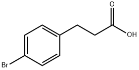 3-(4-溴苯基)丙酸 结构式