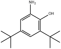 2-氨基-4,6-二叔丁基苯酚 结构式