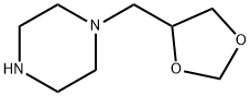 Piperazine, 1-(1,3-dioxolan-4-ylmethyl)- (9CI) Structure