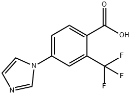 3-(1H-IMIDAZOL-1-YL)-5-(TRIFLUOROMETHYL)BENZOIC ACID|3-(1H-咪唑-1-基)-5-三氟甲基苯甲酸