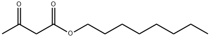 乙酰乙酸正辛酯,16436-00-3,结构式