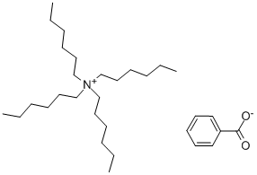 安息香酸テトラヘキシルアンモニウム 化学構造式