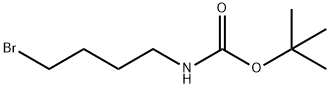 叔丁基N-(4-溴丁基)氨基甲酸, 164365-88-2, 结构式
